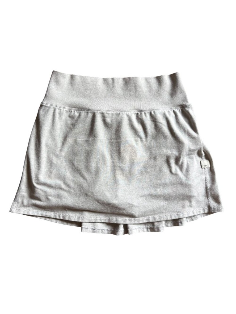 Vuori Halo Performance Skirt Women XS Salt Gray Heather Skort Stretch Pickleball
